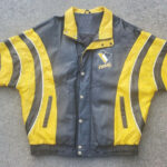Vintage Pittsburgh Penguins Black Leather Jacket