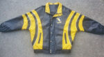 Vintage Pittsburgh Penguins Black Leather Jacket