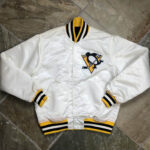 Vintage Pittsburgh Penguins White Satin Jacket