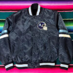 Vintage Toronto Argonauts CFL Navy Blue Satin Jacket