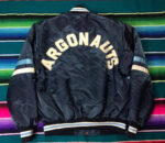 Vintage Toronto Argonauts CFL Navy Blue Satin Jacket