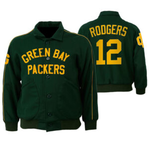 Aaron Rodgers Green Bay Packers NFL Varsity Jacket