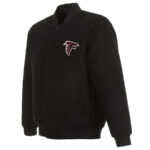 Atlanta Falcons NFL Black Varsity Jacket