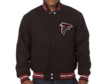 Atlanta Falcons NFL Brown Varsity Jacket