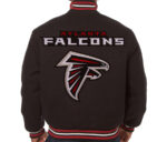Atlanta Falcons NFL Brown Varsity Jacket