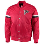 Atlanta Falcons NFL Red Satin Jacket