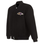 Baltimore Ravens NFL Black Varsity Jacket