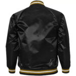 Baltimore Ravens NFL Team Black Satin Jacket