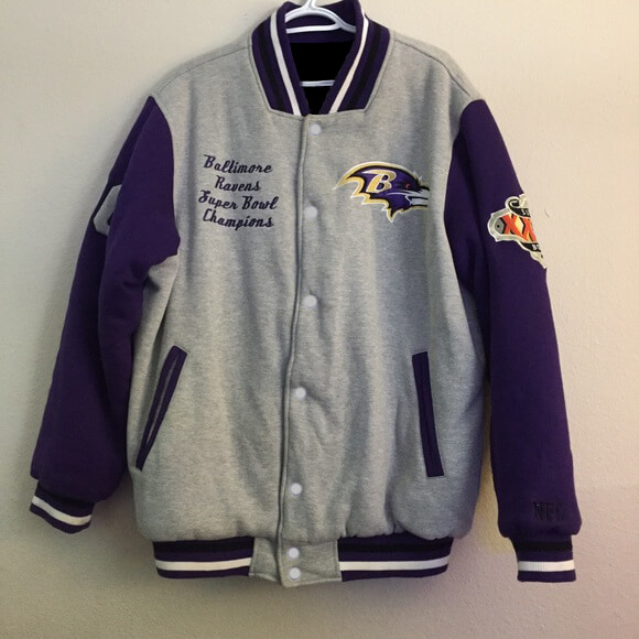 baltimore ravens letterman jacket