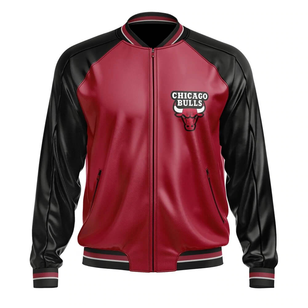 NBA, Jackets & Coats, Nba Custom Chicago Bulls Bomber Jacket