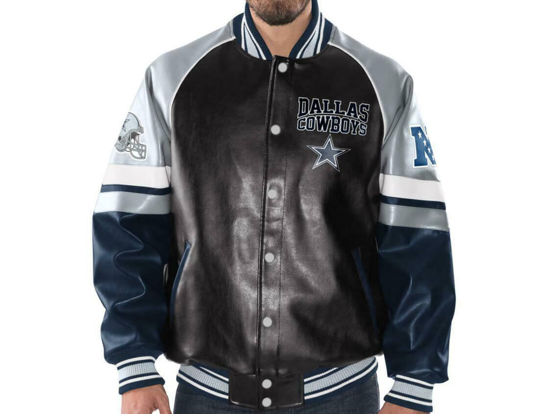 Dallas Cowboys NFL Team Leather Varsity Jacket