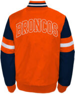 Denver Broncos NFL Orange And Blue Windbreaker Jacket