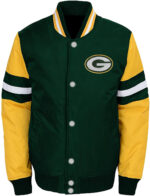 Green Bay Packers NFL Multicolor Windbreaker Jacket