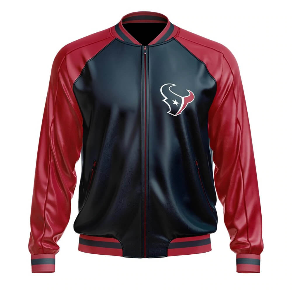 Nfl leather online bomber jackets