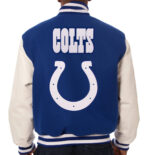 Indianapolis Colts NFL Blue And White Varsity Jacket
