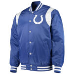 Indianapolis Colts NFL Royal Blue And White Satin Jacket
