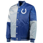 Indianapolis Colts NFL Tricolor Satin Jacket