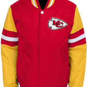 Kansas City Chiefs Multicolor Bomber Jacket Front