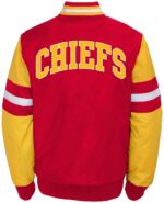 Kansas City Chiefs Multicolor Bomber Jacket Back