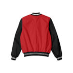 Kansas City Chiefs Red And Black Bomber Jacket Back