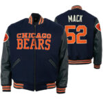 Khalil Mack 52 Chicago Bears NFL Varsity Jacket