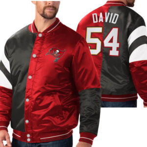 Lavonte David 54 Tampa Bay Buccaneers NFL Satin Jacket