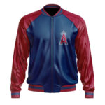 Los Angeles Angels MLB Leather Bomber Jacket