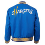 Los Angeles Chargers 1960 Authentic Bomber Jacket Back