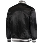Los Angeles Chargers Black Satin Jacket Back