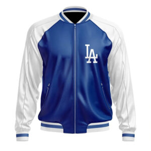 Los Angeles Dodgers MLB Leather Bomber Jacket