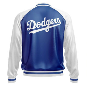 Los Angeles Dodgers MLB Leather Bomber Jacket