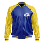 Los Angeles Rams NFL Leather Bomber Jacket