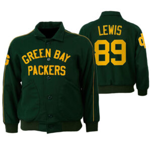 Marcedes Lewis Green Bay Packers NFL Varsity Jacket