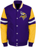 Minnesota Vikings NFL Multicolor Windbreaker JacketMinnesota Vikings NFL Multicolor Windbreaker Jacket