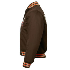 NFL Cleveland Browns 1950 Brown Satin Jacket
