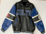 NFL Team Indianapolis Colts Multicolor Leather Jacket