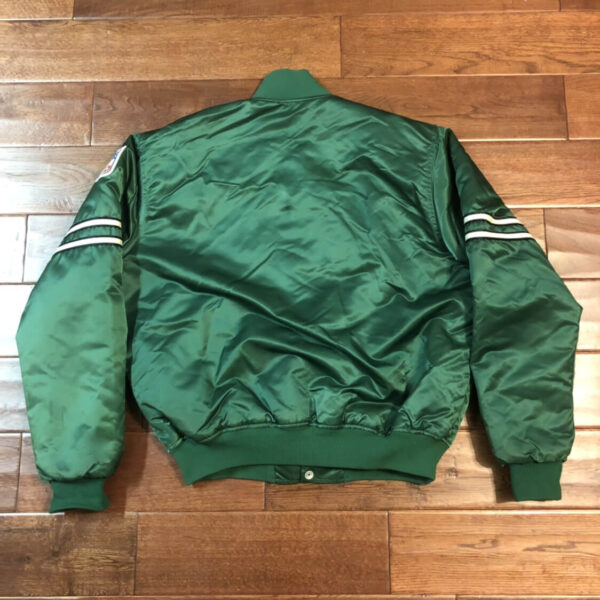 NFL Team New York Jets Green Satin Jacket