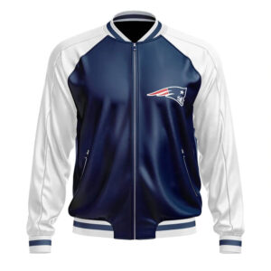 New England Patriots NFL Leather Bomber Jacket