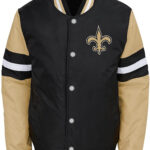 New Orleans Saints NFL Multicolor Windbreaker Jacket