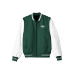 New York Jets NFL Green And White Bomber Jacket