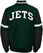 New York Jets NFL Green Bomber Jacket Back