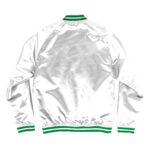 New York Jets NFL Team White Satin Jacket