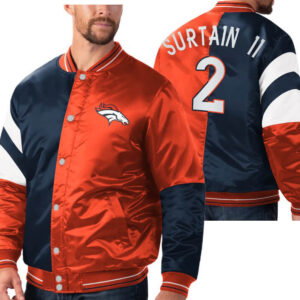 Patrick Surtain II 2 Denver Broncos NFL Satin Jacket