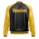 Pittsburgh Steelers NFL Leather Bomber Jacket