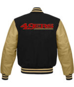 San Francisco 49ers NFL Black Varsity Jacket