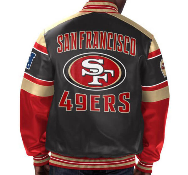 San Francisco 49ers NFL Multicolor Leather Jacket