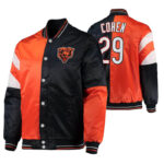 Tarik Cohen Chicago Bears NFL Satin Jacket