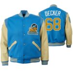 Taylor Decker 68 Detroit Lions NFL Varsity Jacket