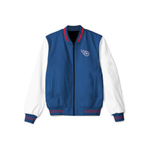 Tennessee Titans NFL Blue And White Bomber Jacket