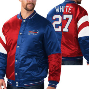 Tre'Davious White 27 Buffalo Bills NFL Satin Jacket